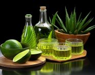 Aloe vera plant in home decor, alovera leaf image