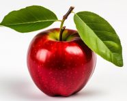 Fresh apple isolated on white, apple fruit image hd