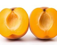 Isolated apricot acutum fruit on white, apricot images