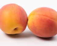 Apricot halves isolated on white, apricot images