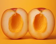 Apricot sliced in half, apricot images