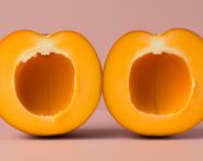 Fresh apricot sliced in half, apricot images