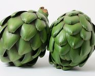 Two green artichoke, artichoke image