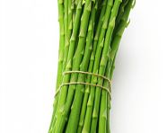 Asparagus stalks isolated on white, asparagus image