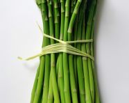 Green asparagus in natural light, asparagus image