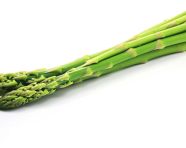 Fresh asparagus spear on white background, asparagus image