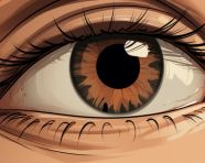 The beauty of brown eyes and brows, beautiful women eyes images