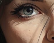 Close up of a woman with long eyelashes, beautiful women eyes images