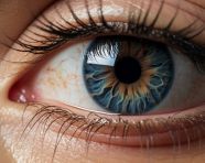 Long and curly lash extensions, beautiful women eyes images