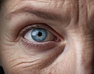 Woman with a very large nose and big blue eyes, beautiful women eyes images