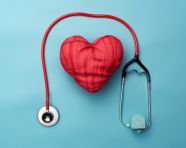 Heart stethoscope healthcare set, medical images stock