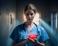 Doctor reviewing patient's medical records on tablet, medical images stock