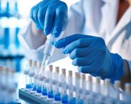 The scientists hands are steady and precise as they work, medical images stock