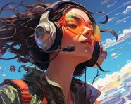 Futuristic biopunk artwork