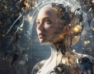 The future of artificial intelligence is here, concept style art