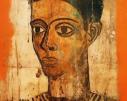 Winter in florence libya, fayum style art
