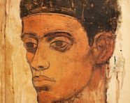 Festive atmosphere in florence, fayum style art