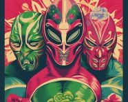 Lucha libre artwork by branky, lucha libre