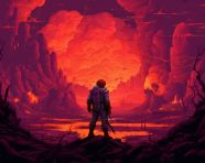 Blankas electric thunder, pixel style art