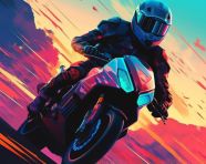 Synthwave art october, synthwave style art