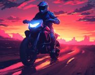 Synthwave artwork for october, synthwave style art