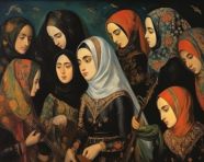 A qajar art painting