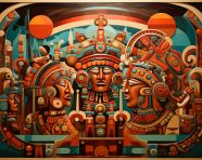 A moche art painting