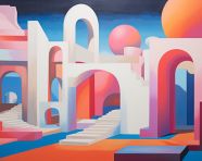 A hypermodernism art painting