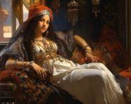 A orientalism art painting
