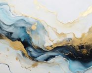 Dazzling gold texture, alcohol ink art