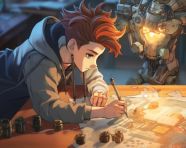 Future scientist learns about chemistry, education