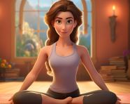 Healthy lifestyle yoga