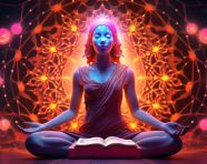 Yogis deep meditation transforms stress into peace