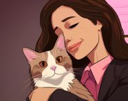 Purrfect way to end the day