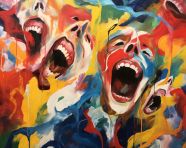 A expressionism painting