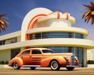 A streamline moderne architecture