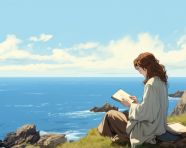 A moment of peace and tranquility