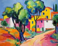Expressionist fauvism art