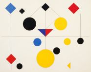 Abstract suprematism painting