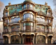 Musical instrument museum, art nouveau architecture