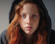 Hyperrealistic pencil drawing