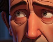 Distraught man contemplating