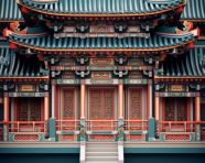 A photo of chinese architecture