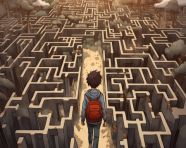 Individual overcoming personal challenges