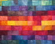 Traditional quilt with a modern twist