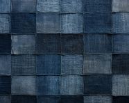 Denim squares pattern