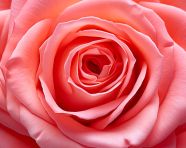 Macro close up of red rose flower