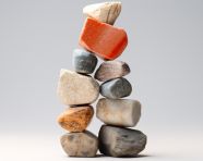 Handcrafted rock sculpture