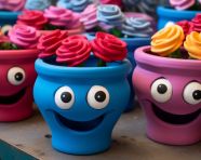 Fun and quirky rubber flower pots for your plants