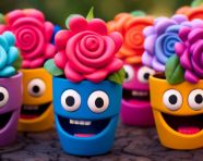 Creative rubber flower pots to add personality to your home
